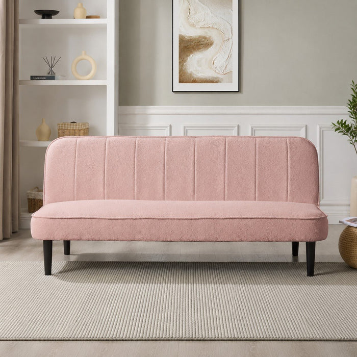 Alex Sofa Bed, Pink Boucle