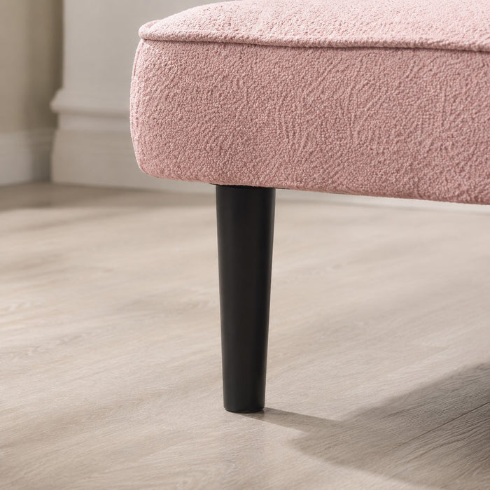 Alex Sofa Bed, Pink Boucle