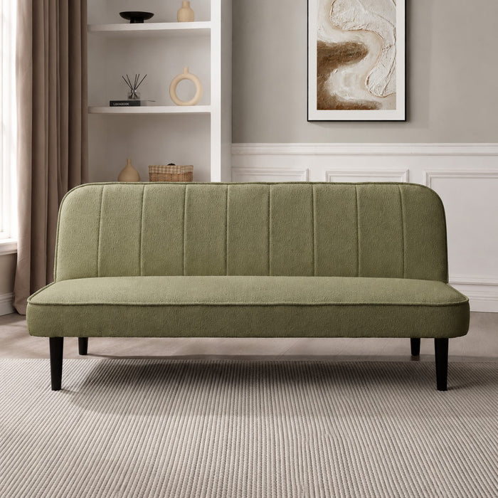 Alex Sofa Bed, Sage Green Boucle