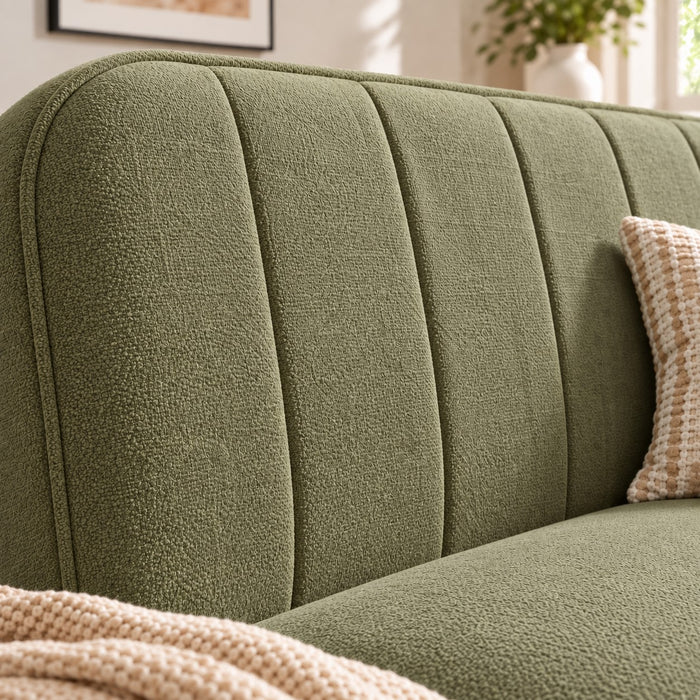 Alex Sofa Bed, Sage Green Boucle