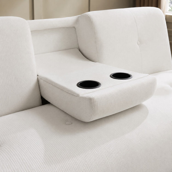 Hunter Sofa Bed, Cream Linen