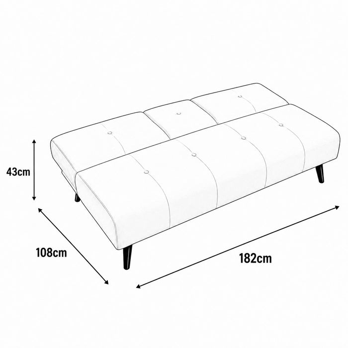 Hunter Sofa Bed, Cream Linen