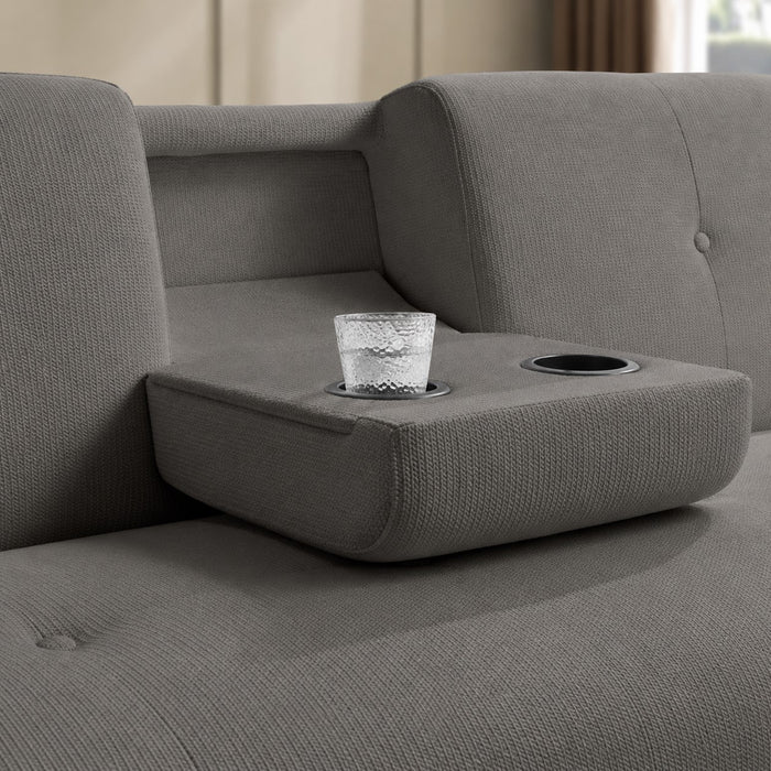 Hunter Sofa Bed, Dark Grey Linen