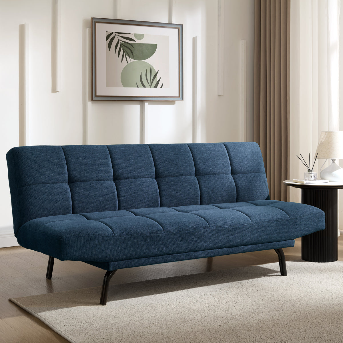 Chapelle Sofa Bed, Blue Linen