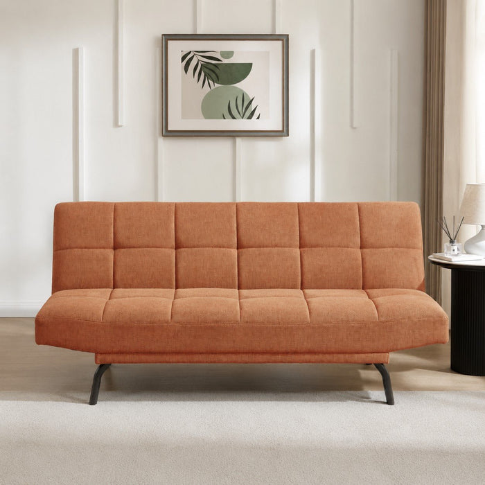 Chapelle Sofa Bed, Burnt Orange Linen