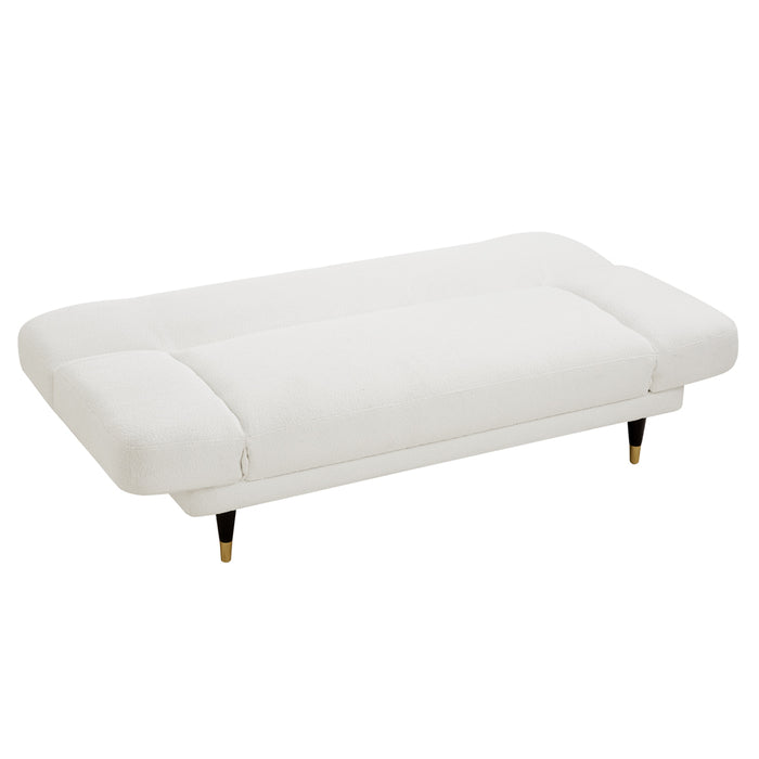 Miley Sofa Bed, White Boucle