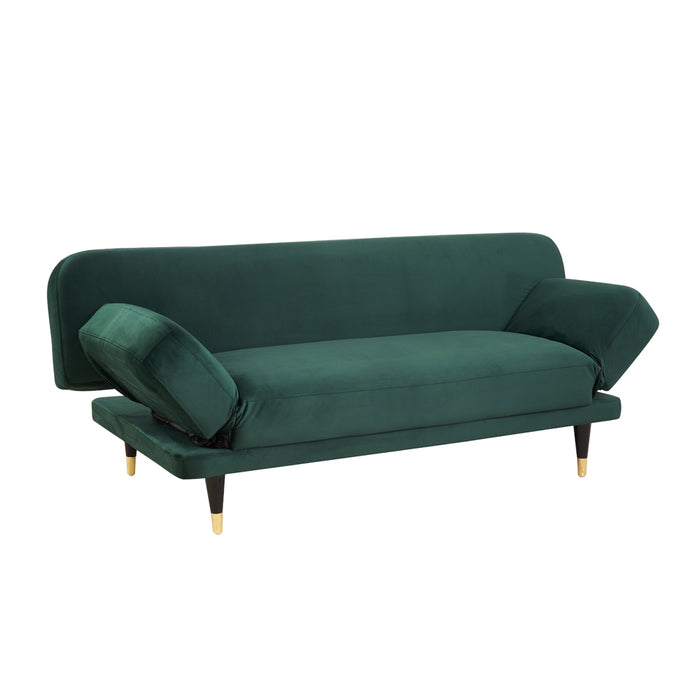 Miley Sofa Bed, Green Velvet