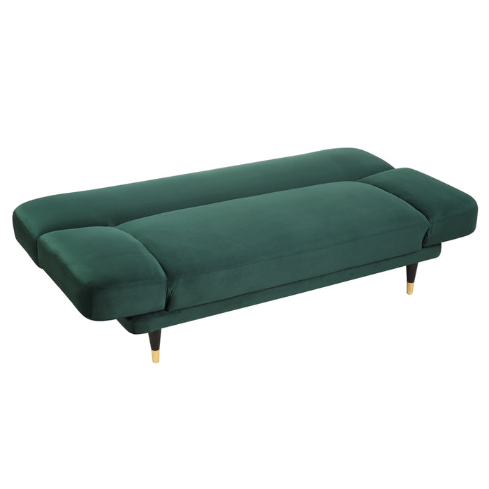 Miley Sofa Bed, Green Velvet