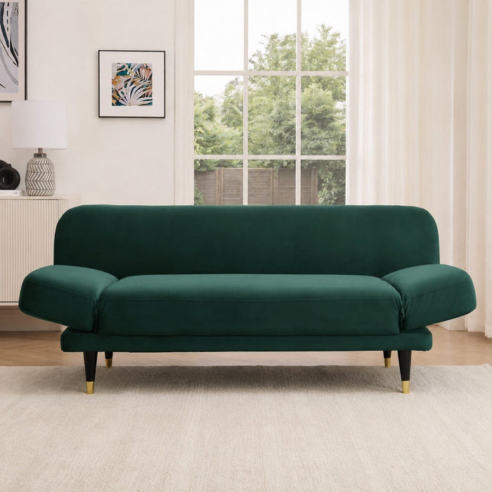 Miley Sofa Bed, Green Velvet