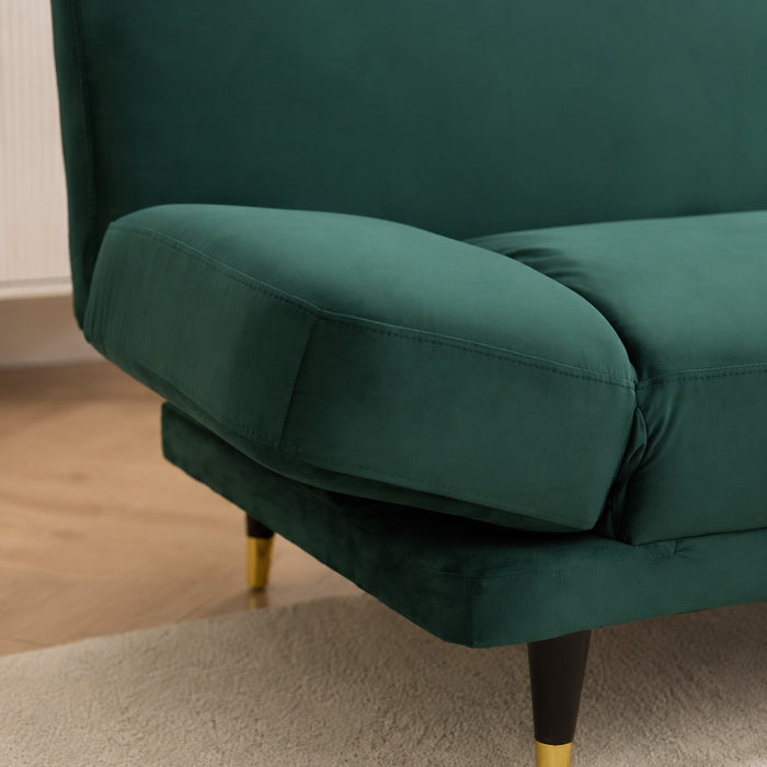 Miley Sofa Bed, Green Velvet