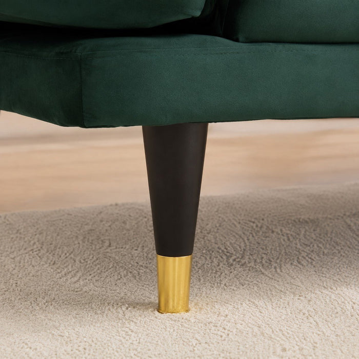 Miley Sofa Bed, Green Velvet