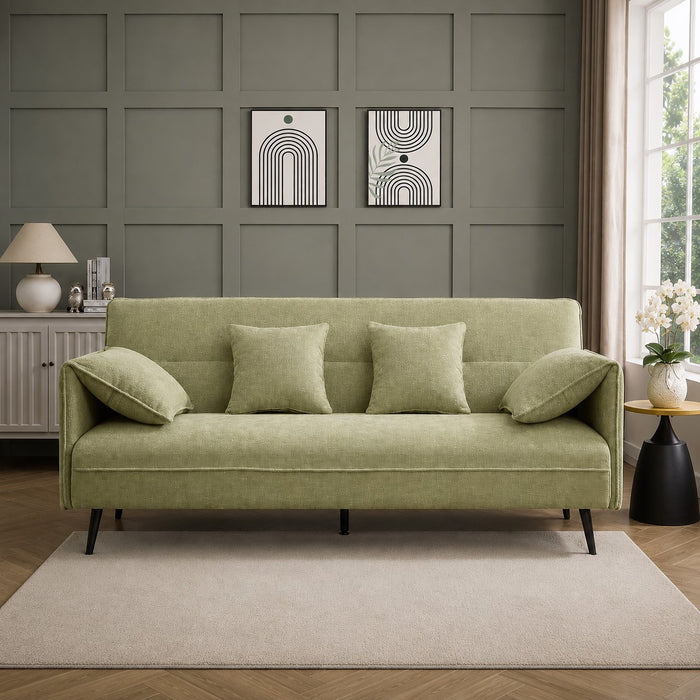 Frederick Sofa Bed, Sage Green Chenille
