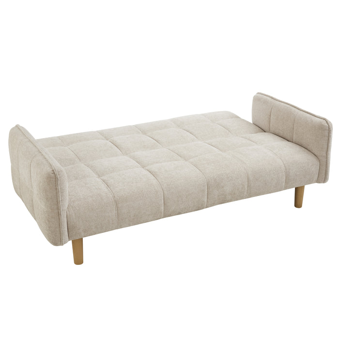 Julian Sofa Bed, Beige Chenille