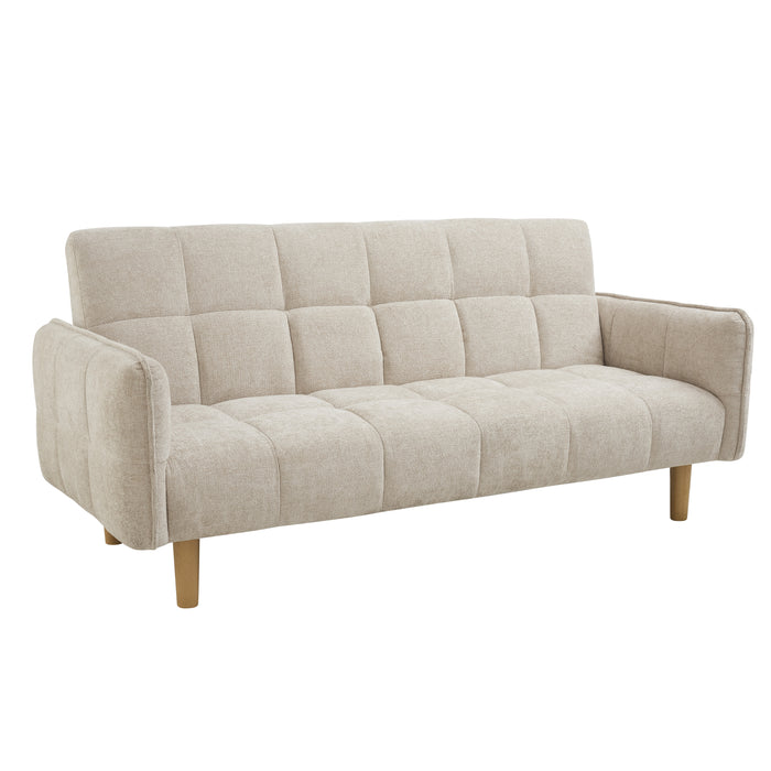 Julian Sofa Bed, Beige Chenille