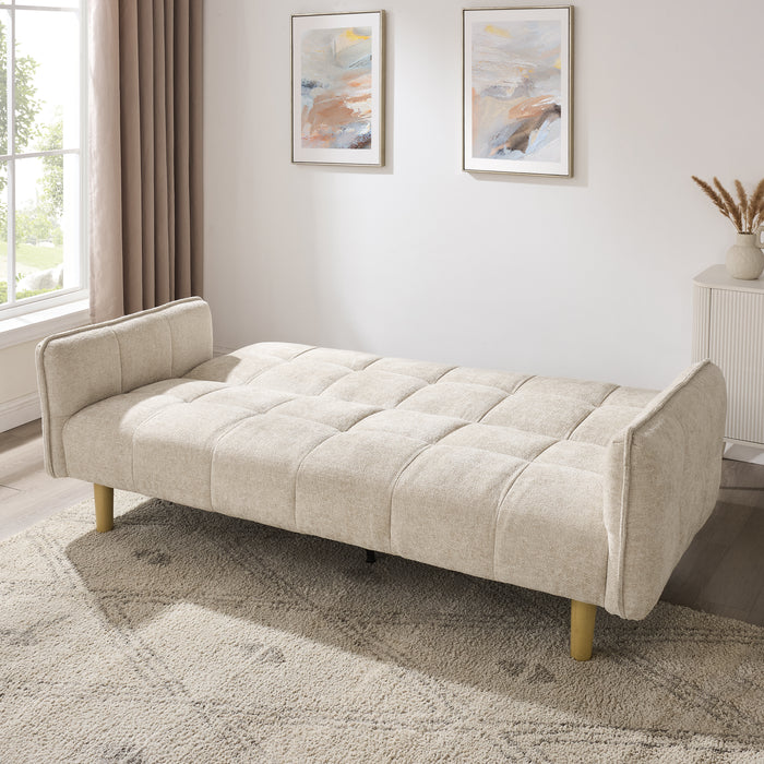 Julian Sofa Bed, Beige Chenille