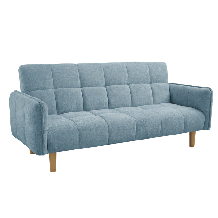 Julian Sofa Bed, Blue Chenille