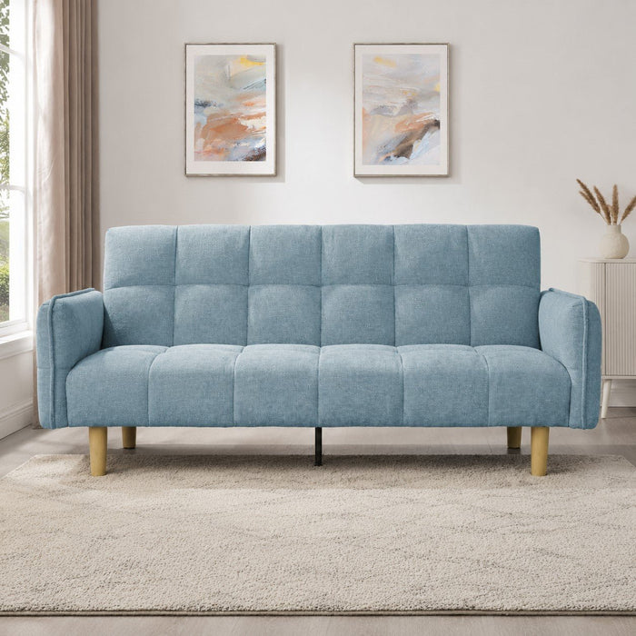 Julian Sofa Bed, Blue Chenille