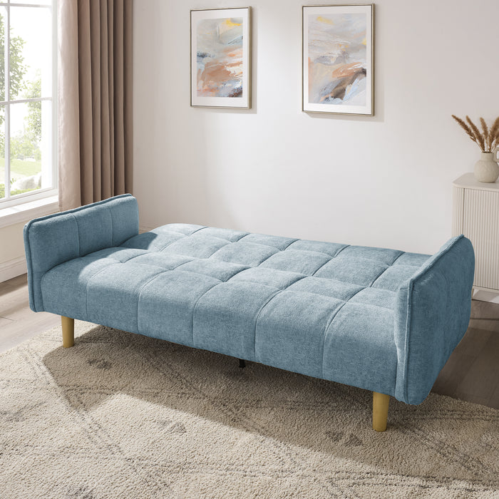 Julian Sofa Bed, Blue Chenille