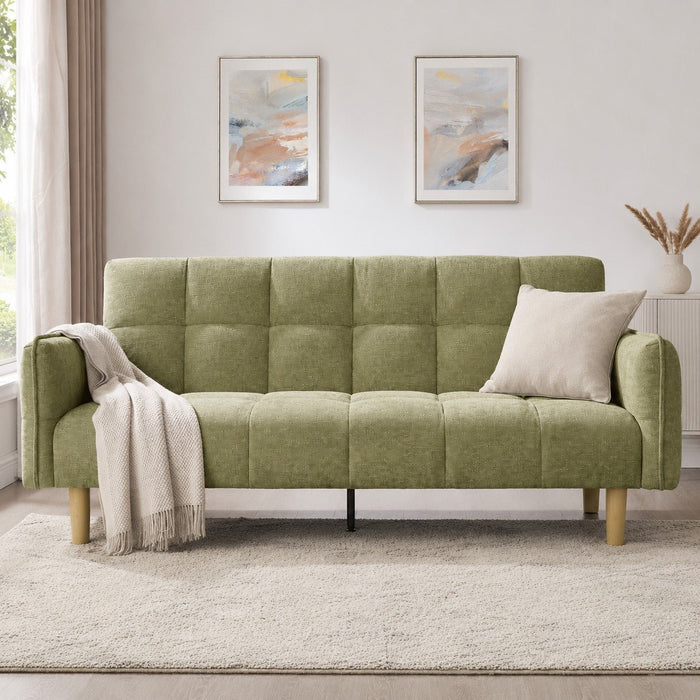 Julian Sofa Bed, Sage Green Chenille