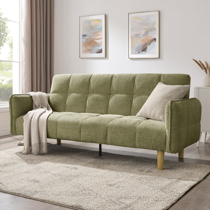 Julian Sofa Bed, Sage Green Chenille