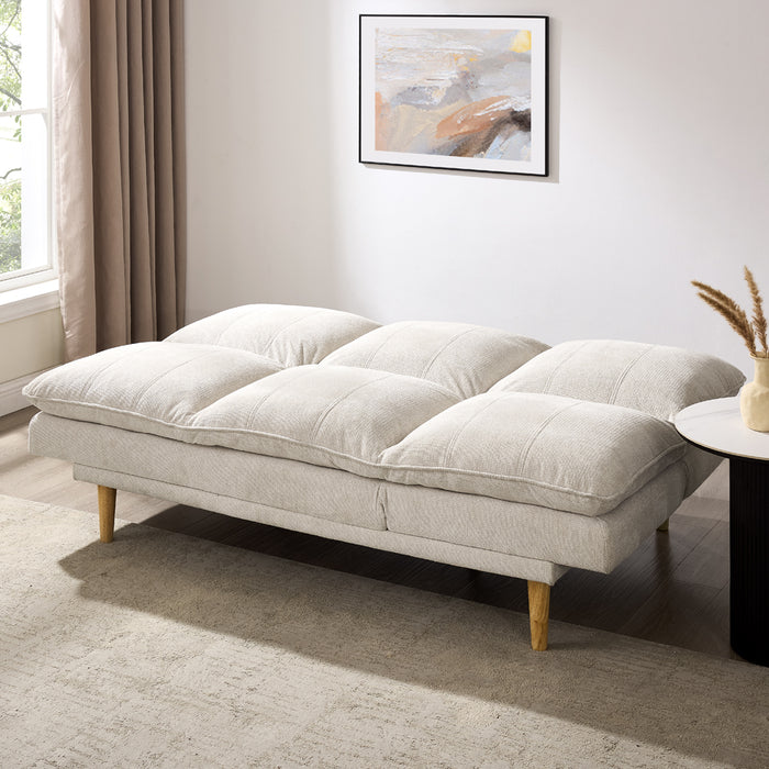 Maverick Sofa Bed, Beige Linen