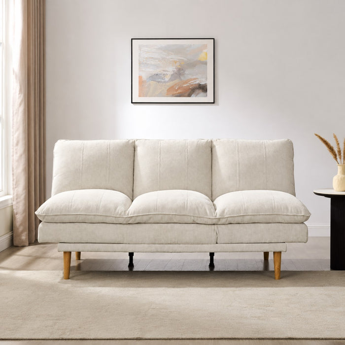 Maverick Sofa Bed, Beige Linen