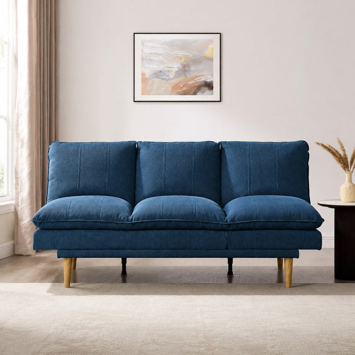 Maverick Sofa Bed, Dark Blue Linen