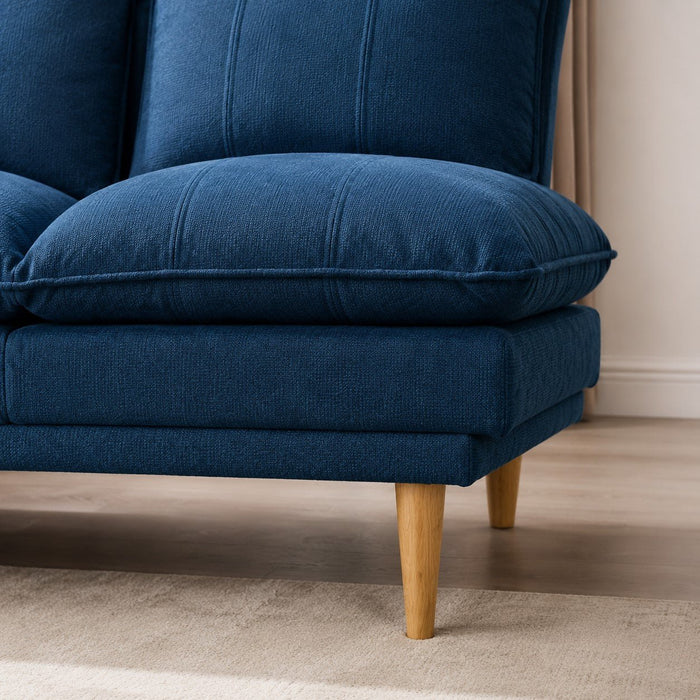 Maverick Sofa Bed, Dark Blue Linen