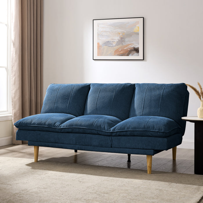 Maverick Sofa Bed, Dark Blue Linen