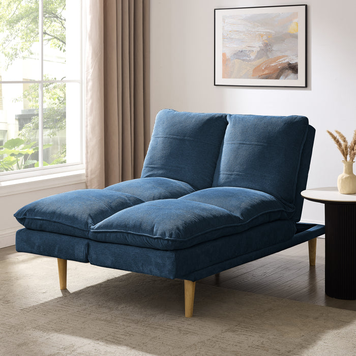 Maverick Sofa Bed, Dark Blue Linen