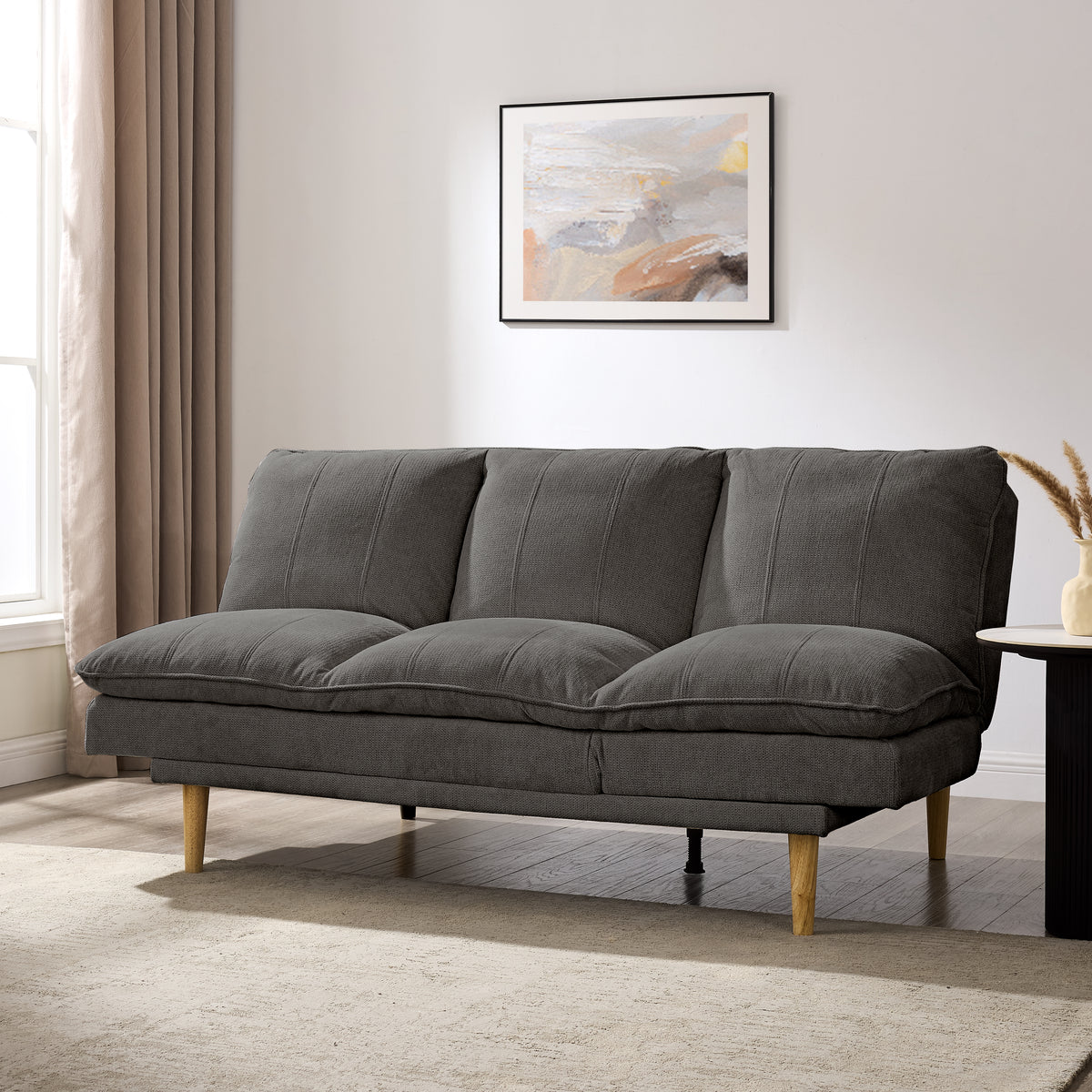Maverick Sofa Bed, Grey Linen