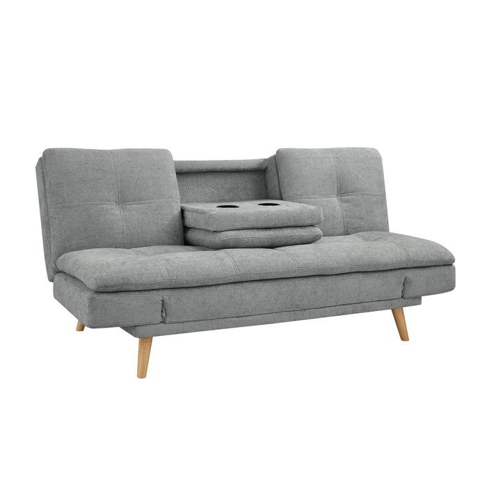 Roman Sofa Bed, Grey Chenille