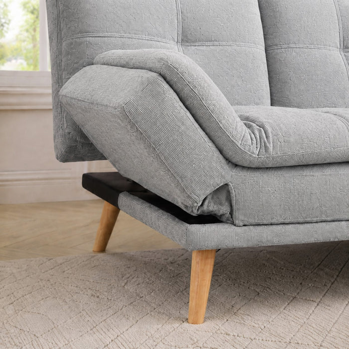 Roman Sofa Bed, Grey Chenille