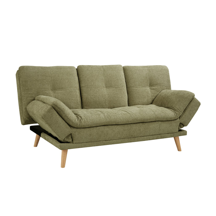 Roman Sofa Bed, Sage Green Chenille