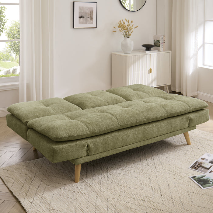 Roman Sofa Bed, Sage Green Chenille