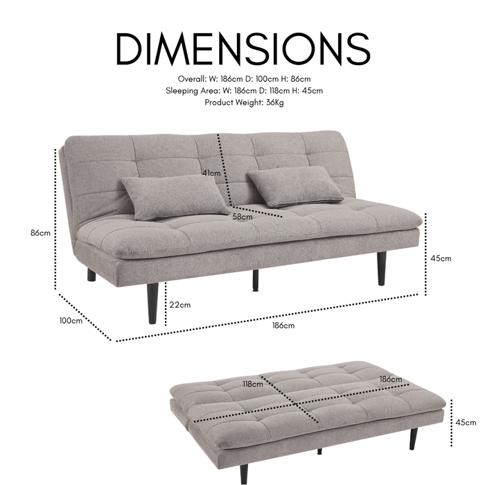 Warwick Sofa Bed, Teal Linen