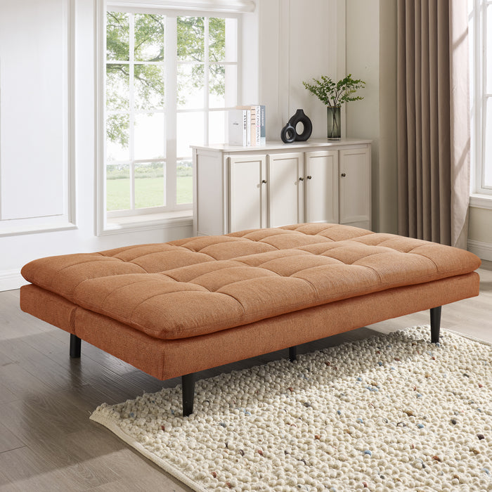 Warwick Sofa Bed, Burnt Orange Linen