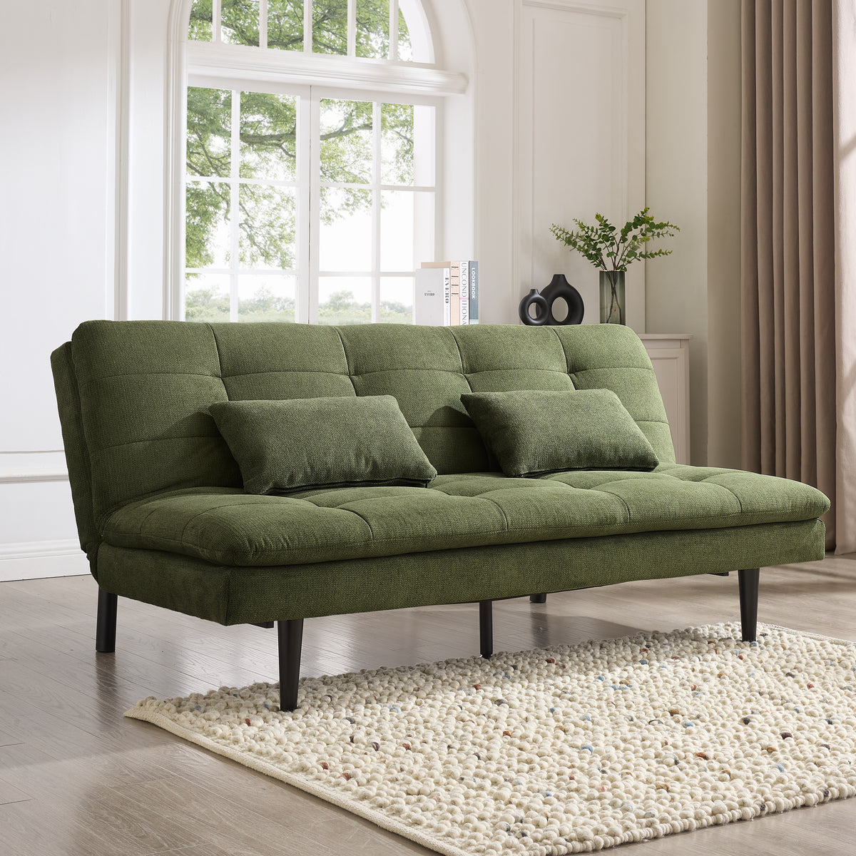 Warwick Sofa Bed, Sage Green Linen