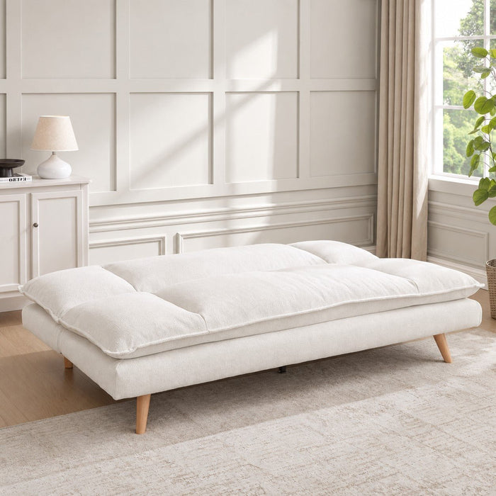 Harper Sofa Bed, Cream Linen