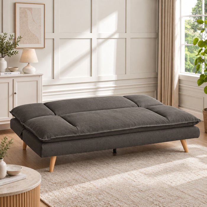 Harper Sofa Bed, Dark Grey Linen
