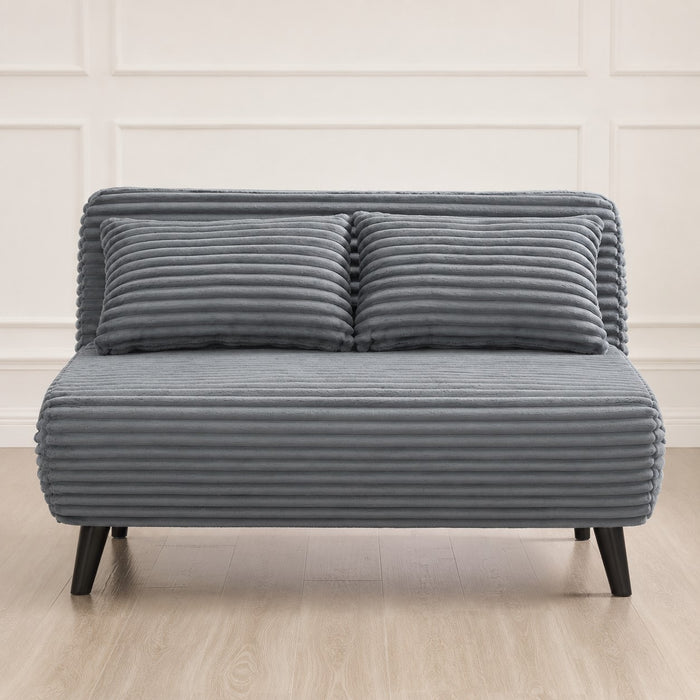 Keller Sofa Bed, Grey Teddy Jumbo Cord