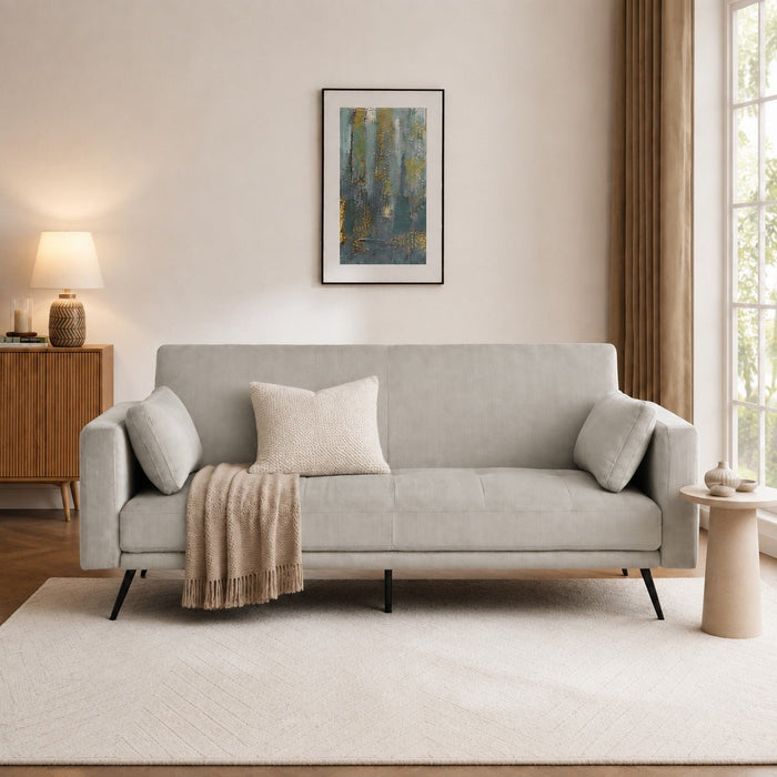 Tudor Sofa Bed, Beige Cord