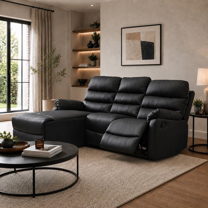 Faux Leather Sofas