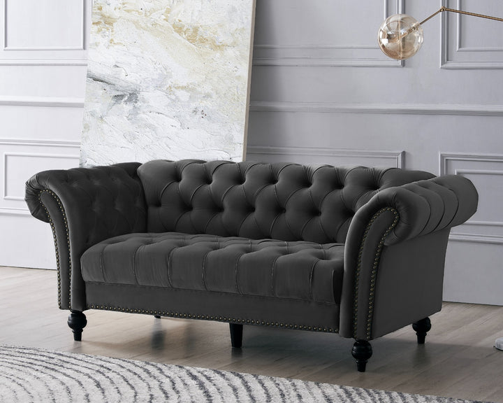 Grey Velvet Armchairs UK
