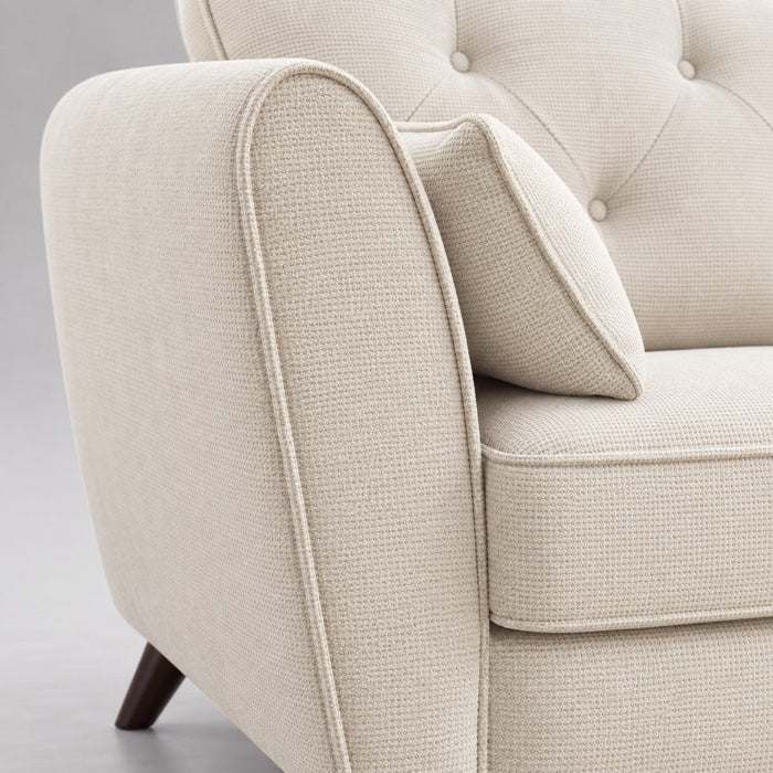 Monroe 2 Seater Sofa, Cream Linen