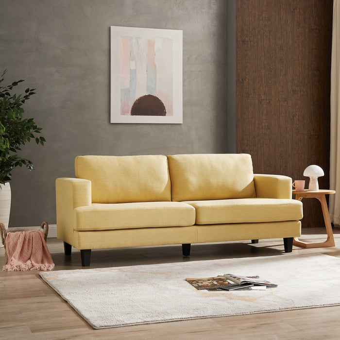 Dale 2+3 Seater Sofa set, Mustard Fabric