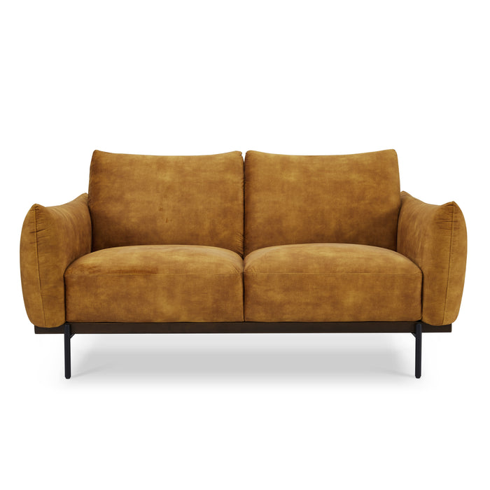 Abbey 2 Seater Sofa, Luxury Gold Velvet
