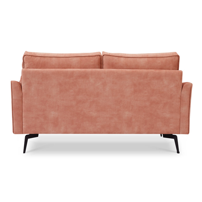 Kensington 2 Seater Sofa, Luxury Blush Pink Velvet
