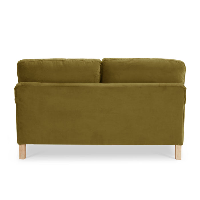 Oxford 2 Seater Sofa, Luxury Olive Green Velvet
