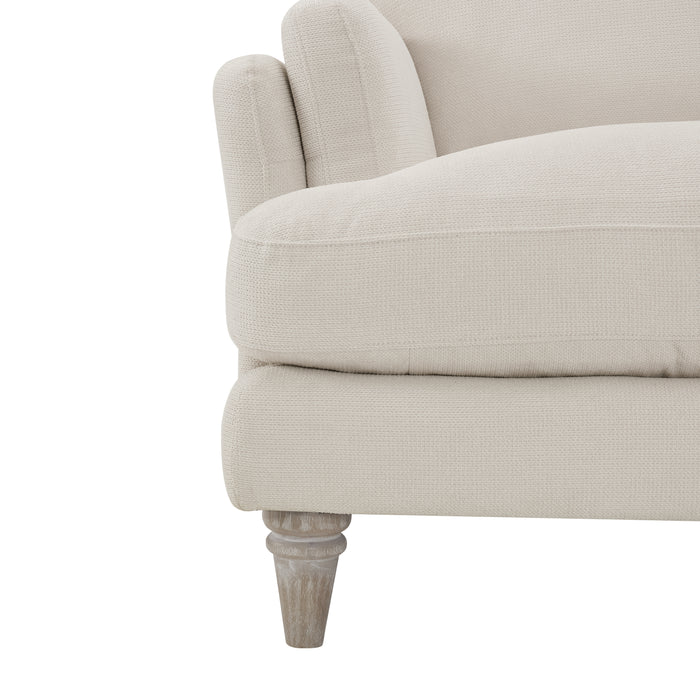 Regent 2 Seater Sofa, Luxury Ivory Linen